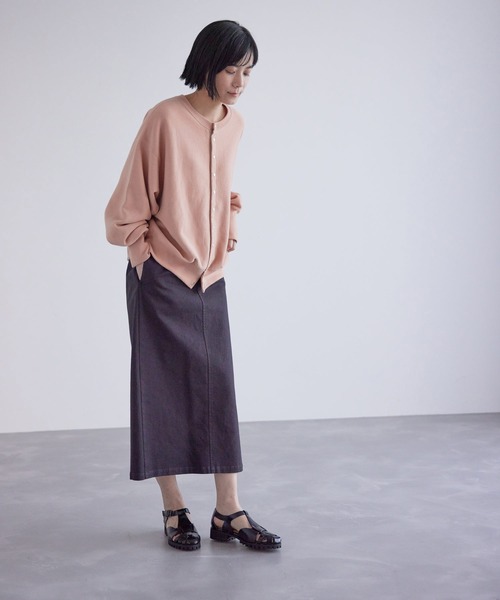 SALON adam et rope'（サロン アダム エ ロペ）の「カツラギストレッチタイトスカート（スカート・レディース・オフホワイト/チャコールグレー・S/M）」の13枚目の写真