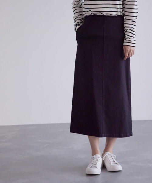 SALON adam et rope'（サロン アダム エ ロペ）の「カツラギストレッチタイトスカート（スカート・レディース・オフホワイト/チャコールグレー・S/M）」の15枚目の写真