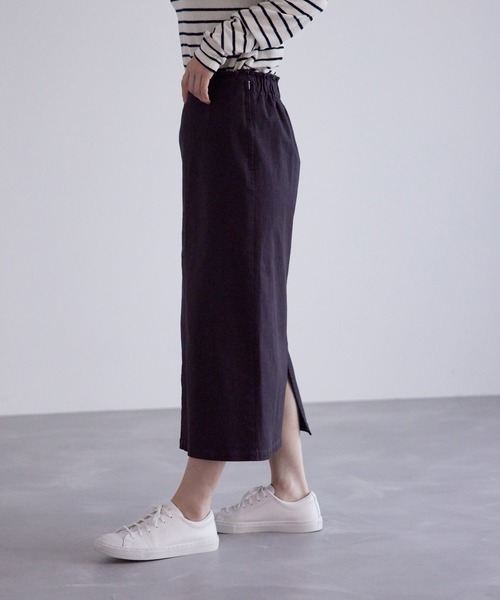 SALON adam et rope'（サロン アダム エ ロペ）の「カツラギストレッチタイトスカート（スカート・レディース・オフホワイト/チャコールグレー・S/M）」の11枚目の写真