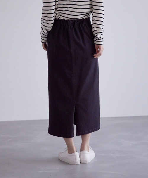 SALON adam et rope'（サロン アダム エ ロペ）の「カツラギストレッチタイトスカート（スカート・レディース・オフホワイト/チャコールグレー・S/M）」の6枚目の写真