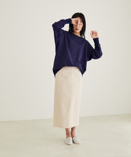 SALON adam et rope'（サロン アダム エ ロペ）の「カツラギストレッチタイトスカート（スカート・レディース・オフホワイト/チャコールグレー・S/M）」の22枚目の写真