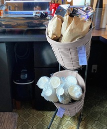 BRID（ブリッド）の「.ブリッド ランドリー ラウンド バスケット ダブル 収納 / BRID LAUNDRY ROUND BASKET DOUBLE with CASTER［25L_2BOX］（収納グッズ）」