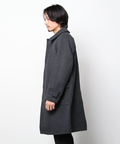 Kaptain Sunshine（キャプテン サンシャイン）の「KAPTAIN SUNSHINE / キャプテンサンシャイン：Traveller Coat：KS21FCO01[NOA]（ダウンジャケット/コート・メンズ・グレー・38/36）」の2枚目の写真