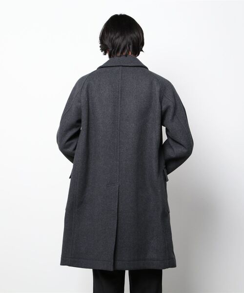 Kaptain Sunshine（キャプテン サンシャイン）の「KAPTAIN SUNSHINE / キャプテンサンシャイン：Traveller Coat：KS21FCO01[NOA]（ダウンジャケット/コート・メンズ・グレー・38/36）」の3枚目の写真