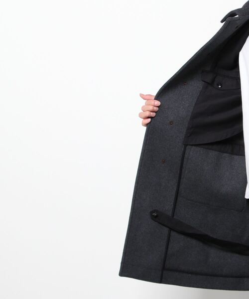 Kaptain Sunshine（キャプテン サンシャイン）の「KAPTAIN SUNSHINE / キャプテンサンシャイン：Traveller Coat：KS21FCO01[NOA]（ダウンジャケット/コート・メンズ・グレー・38/36）」の4枚目の写真