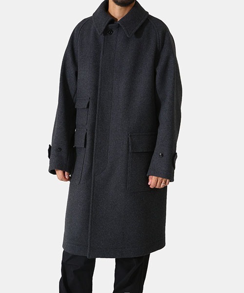 Kaptain Sunshine（キャプテン サンシャイン）の「KAPTAIN SUNSHINE / キャプテンサンシャイン：Traveller Coat：KS21FCO01[NOA]（ダウンジャケット/コート・メンズ・グレー・38/36）」の8枚目の写真
