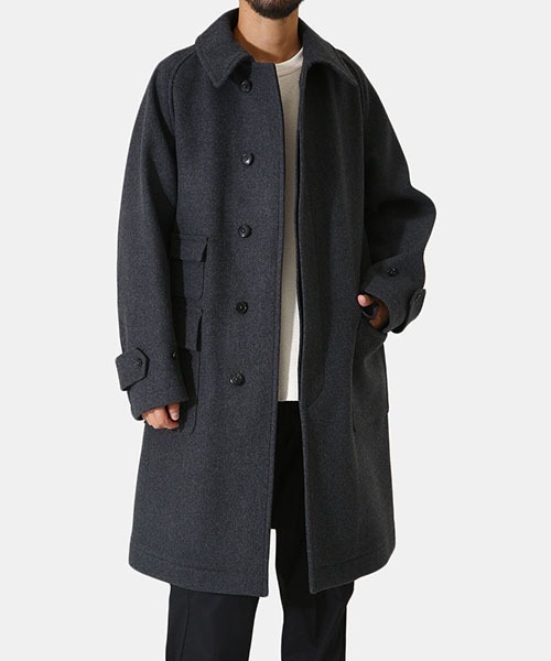 Kaptain Sunshine（キャプテン サンシャイン）の「KAPTAIN SUNSHINE / キャプテンサンシャイン：Traveller Coat：KS21FCO01[NOA]（ダウンジャケット/コート・メンズ・グレー・38/36）」の5枚目の写真