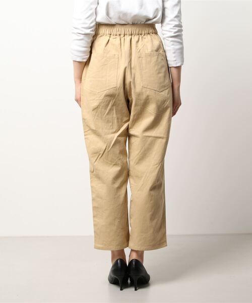 Samansa Mos2(サマンサ モスモス)の「ピーチ起毛カラーベイカーパンツ(その他パンツ・レディース・ベージュ/ピンク/イエロー/グリーン/チャコール・フリ-)」の6枚目の写真