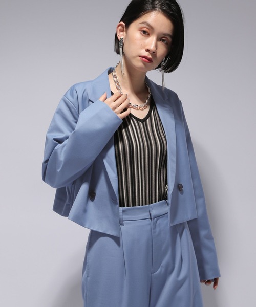 HARE（ハレ）の「ショートジャケット＊ワイドパンツSETUP(HARE