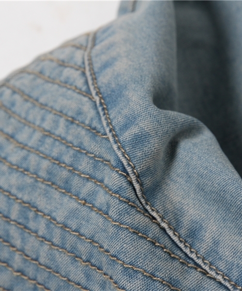 WEGO(ウィゴー)の「WEGO/バイカーデニムパンツ(デニムパンツ・メンズ・ブラック/ライトインディゴブルー・MEDIUM/LARGE)」の7枚目の写真