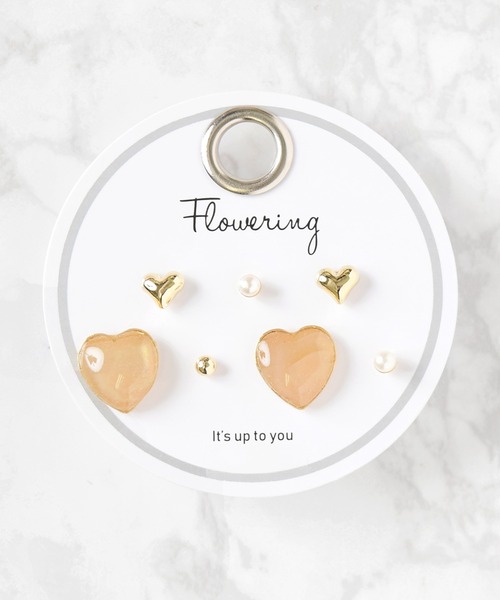 Flowering（フラワーリング）の「ミニモチーフ/セットピアス（ピアス（両耳用）・レディース・パープル系その他/ゴールド系その他2/シルバー/B/グリーン系その他/ホワイト系その他/グリーン/ピンク/A/パープル/クリア/ブラック/ブラウン/ゴールド系その他4/シルバー系その他3/ブルー/ピンクゴールド/シルバー系その他2/ゴールド/ホワイト/ゴールド系その他/ネイビー/ピンク系その他/オレンジ/ピンク系その他2/ブルー系その他/グレー系その他/グレー/ブルー系その他2/ピンク系その他3/ゴールド系その他5・FREE）」の19枚目の写真
