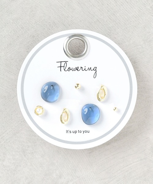 Flowering（フラワーリング）の「ミニモチーフ/セットピアス（ピアス（両耳用）・レディース・パープル系その他/ゴールド系その他2/シルバー/B/グリーン系その他/ホワイト系その他/グリーン/ピンク/A/パープル/クリア/ブラック/ブラウン/ゴールド系その他4/シルバー系その他3/ブルー/ピンクゴールド/シルバー系その他2/ゴールド/ホワイト/ゴールド系その他/ネイビー/ピンク系その他/オレンジ/ピンク系その他2/ブルー系その他/グレー系その他/グレー/ブルー系その他2/ピンク系その他3/ゴールド系その他5・FREE）」の10枚目の写真
