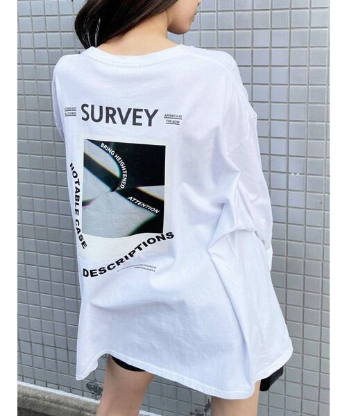 EMODA（エモダ）の「バックアートバルキートップ（Tシャツ/カットソー・レディース・ホワイト/ブラック/イエロー/ブルー・FREE）」の20枚目の写真