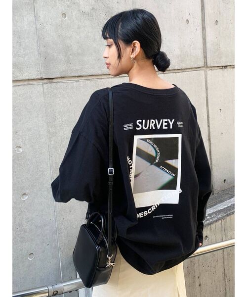 EMODA（エモダ）の「バックアートバルキートップ（Tシャツ/カットソー・レディース・ホワイト/ブラック/イエロー/ブルー・FREE）」の18枚目の写真