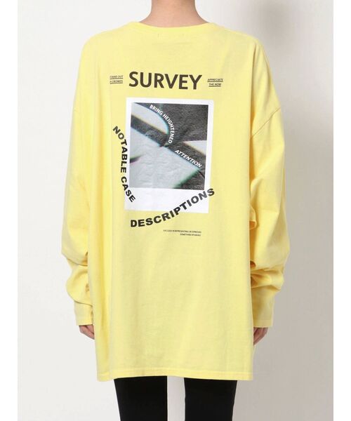 EMODA（エモダ）の「バックアートバルキートップ（Tシャツ/カットソー・レディース・ホワイト/ブラック/イエロー/ブルー・FREE）」の19枚目の写真