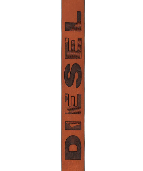 DIESEL（ディーゼル）の「ユニセックス カモフラロゴ カウレザーベルト サステナブル（ベルト・メンズ・ブラック/ライトブラウン/ブラウン・85/90/100/80/95）」の7枚目の写真