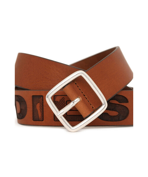 DIESEL（ディーゼル）の「ユニセックス カモフラロゴ カウレザーベルト サステナブル（ベルト・メンズ・ブラック/ライトブラウン/ブラウン・85/90/100/80/95）」の19枚目の写真