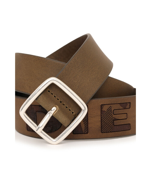 DIESEL（ディーゼル）の「ユニセックス カモフラロゴ カウレザーベルト サステナブル（ベルト・メンズ・ブラック/ライトブラウン/ブラウン・85/90/100/80/95）」の22枚目の写真