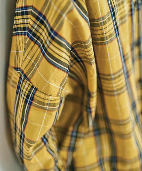 Sunny clouds(サニークラウズ)の「サニークラウズタータンワンピ(シャツワンピース・レディース・イエロー/ブルー・MEDIUM/LARGE/X-LARGE/XX-LARGE/NM)」の21枚目の写真