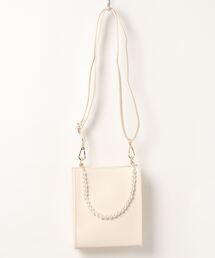 Te chichi TERRASSE | 樹脂パールハンドルミニショルダーバッグ(ショルダーバッグ)