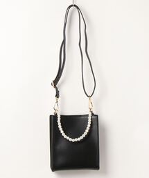 Te chichi TERRASSE | 樹脂パールハンドルミニショルダーバッグ(ショルダーバッグ)