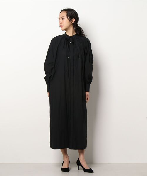 enchainement（アンシェヌマン）の「Gathered Neck Shirt Dress