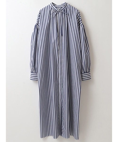 enchainement（アンシェヌマン）の「Gathered Neck Shirt Dress 