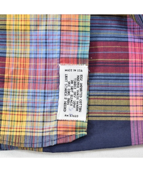 GITMAN BROS.（ギットマンブラザーズ）の「【ヴィンテージ古着】90's Gitman Brothers チェック柄 ボタンダウンシャツ USA製（シャツ/ブラウス・メンズ・その他・LARGE）」の8枚目の写真