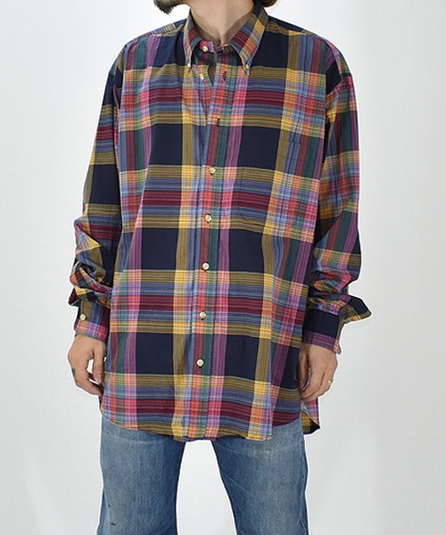 GITMAN BROS.（ギットマンブラザーズ）の「【ヴィンテージ古着】90's Gitman Brothers チェック柄 ボタンダウンシャツ USA製（シャツ/ブラウス・メンズ・その他・LARGE）」の10枚目の写真