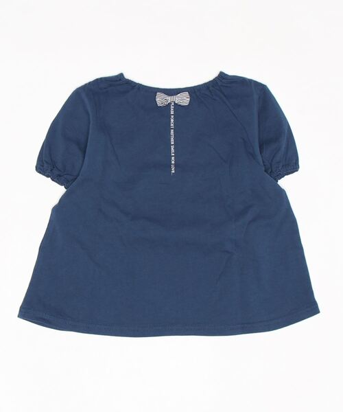 RAGMART(ラグマート)の「レースチュニックTシャツ(Tシャツ/カットソー・キッズ・ネイビー/オフホワイト・120cm/110cm/130cm/100cm)」の4枚目の写真
