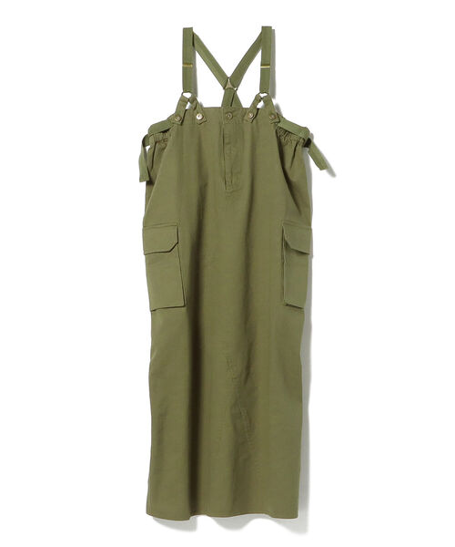 BEAMS HEART(ビームスハート)の「BEAMS HEART / カーゴ サス付 ワンピース(ワンピース・レディース・ネイビー/オリーブ/ベージュ・FREE)」の8枚目の写真