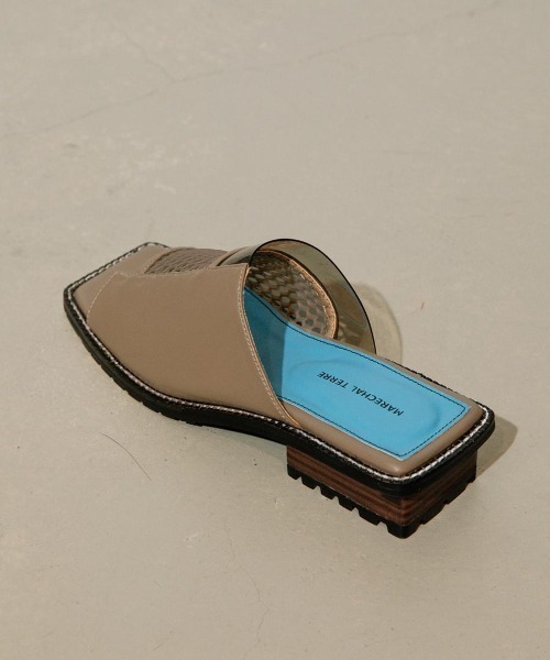 MARECHAL TERRE(マルシャルテル)の「MARECHAL TERRE(マルシャルテル) メッシュサンダル/ZMT221SH035(サンダル・レディース・モカ/ブラック・23.5/24.5/22.5)」の7枚目の写真