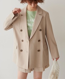 FREE'S MART | ◆麻調合繊ダブルブレストジャケット(テーラードジャケット)