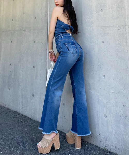 SPIRALGIRL（スパイラルガール）の「コルクウェッジメッシュサンダル（サンダル・レディース・ベージュ/ブラック/ブルー・LARGE/MEDIUM）」の9枚目の写真