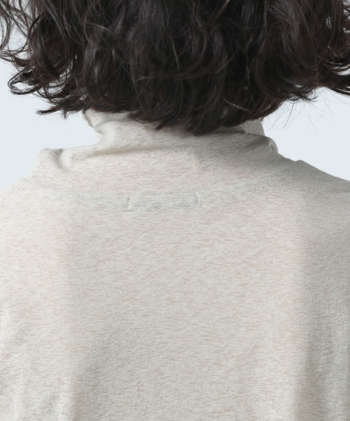 BAYFLOW(ベイフロー)の「シアーハイネックプルオーバー(Tシャツ/カットソー・レディース・ライトグレー/ブラック/ネイビー・FREE)」の12枚目の写真