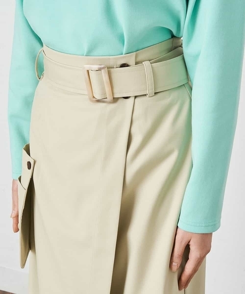 A de a.v.v（アードアー・ヴェ・ヴェ）の「［SET UP対応］ラップスカート（スカート・レディース・ブラック/ベージュ/ライトパープル・38/36）」の19枚目の写真