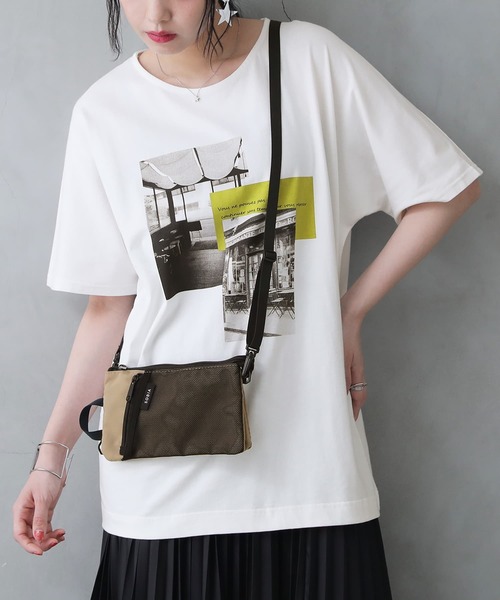 n'OrLABEL(ノアールレーベル)の「『選べるフォトグラフィックTシャツ』(Tシャツ/カットソー・レディース・ブラック/オフホワイト・2/1)」の8枚目の写真