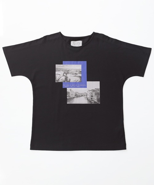 n'OrLABEL(ノアールレーベル)の「『選べるフォトグラフィックTシャツ』(Tシャツ/カットソー・レディース・ブラック/オフホワイト・2/1)」の19枚目の写真
