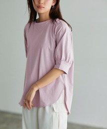 パフスリーブチュニックTシャツ