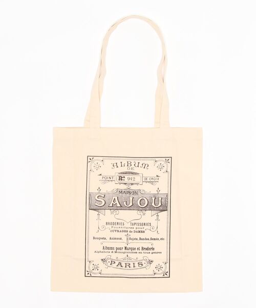 ehka sopo(エヘカソポ)の「【Maison SAJOU】トートバッグ(トートバッグ・レディース・レッド/チャコール・フリ-)」の9枚目の写真