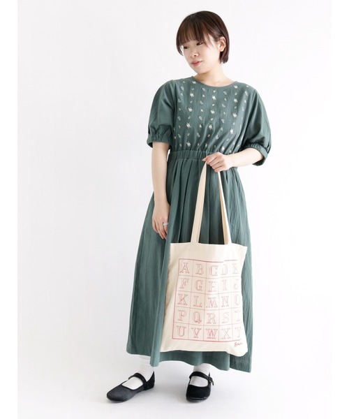 ehka sopo(エヘカソポ)の「【Maison SAJOU】トートバッグ(トートバッグ・レディース・レッド/チャコール・フリ-)」の8枚目の写真
