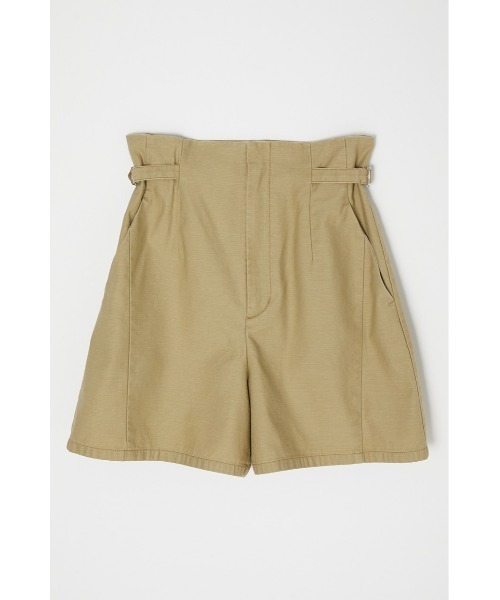 MOUSSY（マウジー）の「SIDE BELT ショートパンツ（その他パンツ・レディース・ベージュ/アイボリー/ブラック・1/0/2）」の10枚目の写真