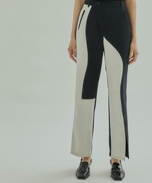 UNITED TOKYO | カーブデザインステッチパンツ(スラックス)