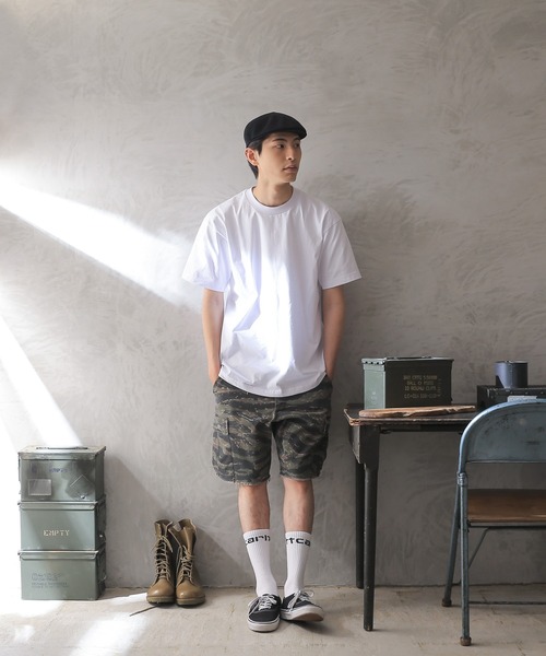 WAIPER.inc（ワイパーインク）の「PRO CLUB SUPER HEAVY T-SHIRT　PRO5-1（Tシャツ/カットソー・メンズ・ブラック/グレー/ホワイト/カーキ/パープル/レッド・XL/M/L/XXL）」の12枚目の写真