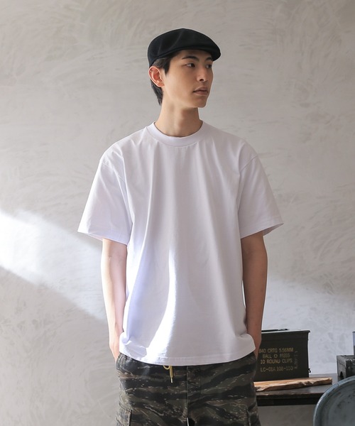 WAIPER.inc（ワイパーインク）の「PRO CLUB SUPER HEAVY T-SHIRT　PRO5-1（Tシャツ/カットソー・メンズ・ブラック/グレー/ホワイト/カーキ/パープル/レッド・XL/M/L/XXL）」の13枚目の写真