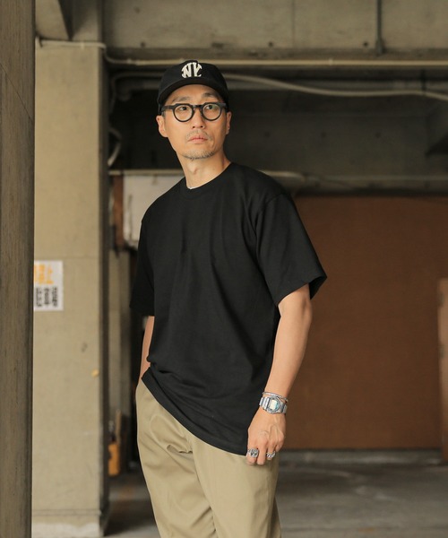 WAIPER.inc（ワイパーインク）の「PRO CLUB SUPER HEAVY T-SHIRT　PRO5-1（Tシャツ/カットソー・メンズ・ブラック/グレー/ホワイト/カーキ/パープル/レッド・XL/M/L/XXL）」の19枚目の写真