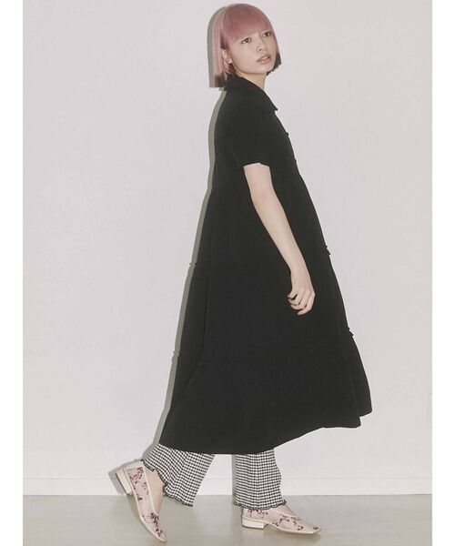 merry jenny（メリージェニー）の「フリルテイアードシャツワンピース