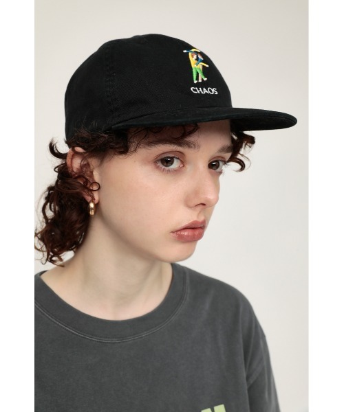 SLY(スライ)の「CHAOS COTTON CAP コットンキャップ(キャップ・レディース・ブルー/ベージュ/ブラック・FREE)」の16枚目の写真