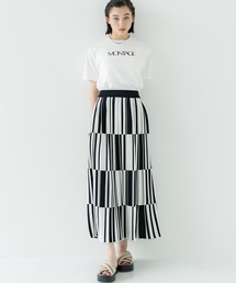 UNITED TOKYO | チェッカーニットスカート(スカート)
