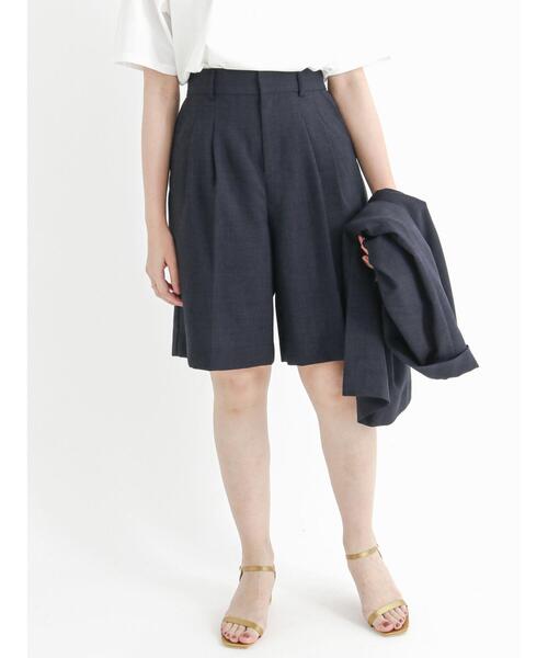 Te chichi（テチチ）の「リネンライクショートパンツ（その他パンツ・レディース・モカ/ネイビー/ベージュ・MEDIUM/SMALL）」の16枚目の写真